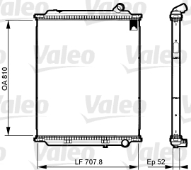 Retea radiator, racire motor 733525 VALEO