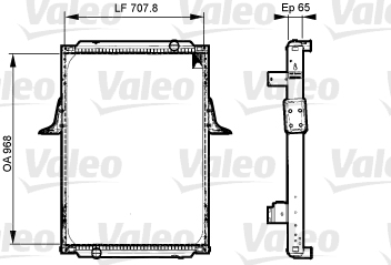 Radiator, racire motor 733532 VALEO