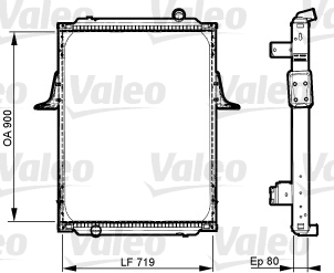 Radiator, racire motor 733533 VALEO
