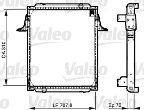 Radiator, racire motor 733537 VALEO
