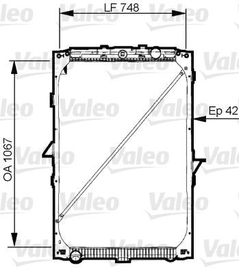 Radiator, racire motor 733544 VALEO