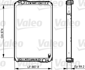 Radiator, racire motor 733545 VALEO