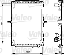 Radiator, racire motor 733547 VALEO