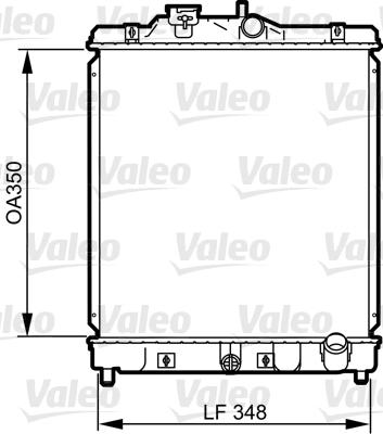 Radiator, racire motor 734117 VALEO