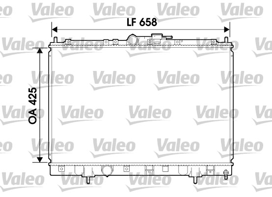 Radiator, racire motor 734198 VALEO