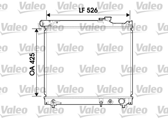 Radiator, racire motor 734214 VALEO