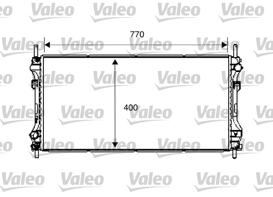 Radiator, racire motor 734292 VALEO