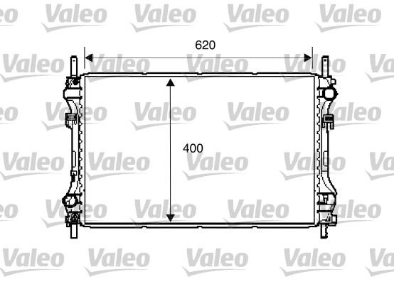 Radiator, racire motor 734293 VALEO