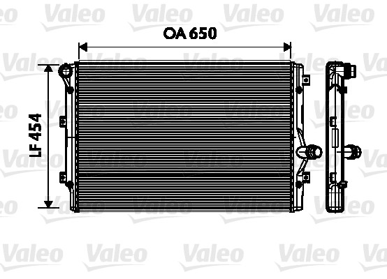 Radiator, racire motor 734333 VALEO