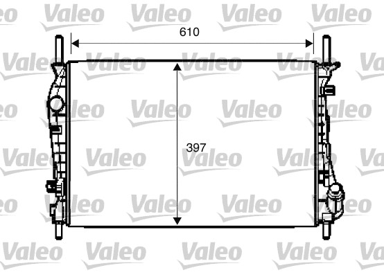 Radiator, racire motor 734696 VALEO