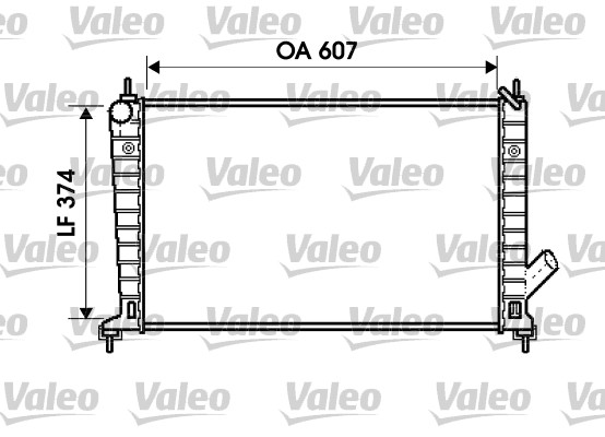 Radiator, racire motor 734714 VALEO