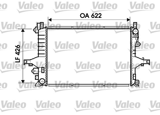 Radiator, racire motor 734719 VALEO