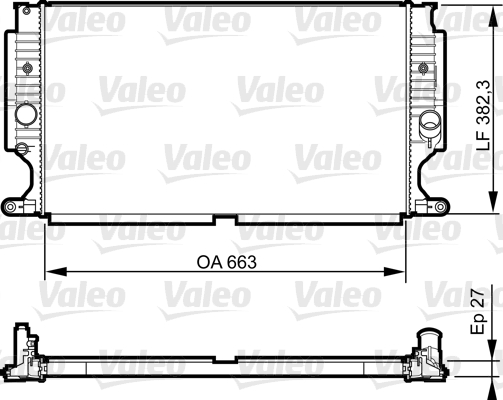 Radiator, racire motor 735188 VALEO