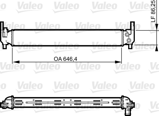 Radiator, racire motor 735310 VALEO