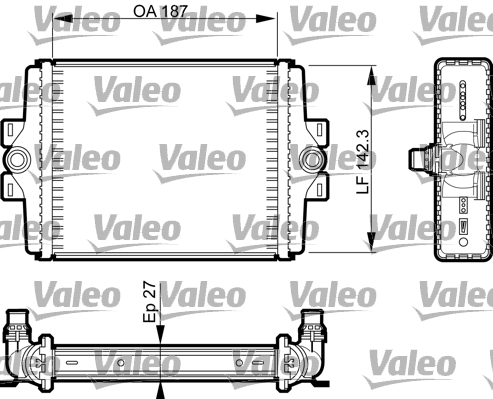 Radiator, racire motor 735467 VALEO