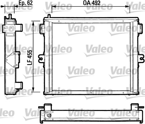 Radiator, racire motor 811063 VALEO