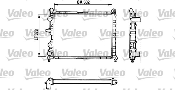 Radiator, racire motor 811071 VALEO