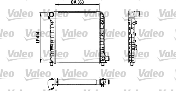 Radiator, racire motor 811383 VALEO