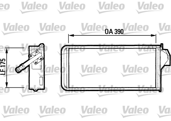 Schimbator caldura, incalzire habitaclu 812075 VALEO