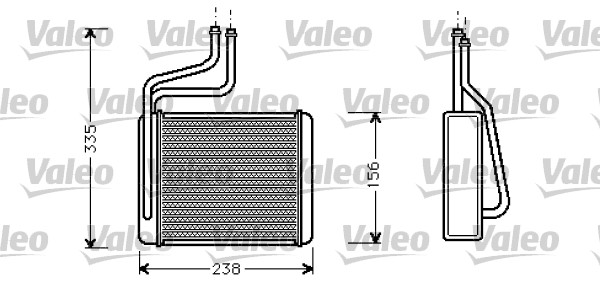 Schimbator caldura, incalzire habitaclu 812275 VALEO