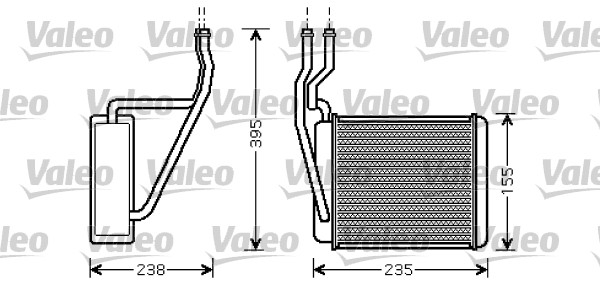 Schimbator caldura, incalzire habitaclu 812320 VALEO