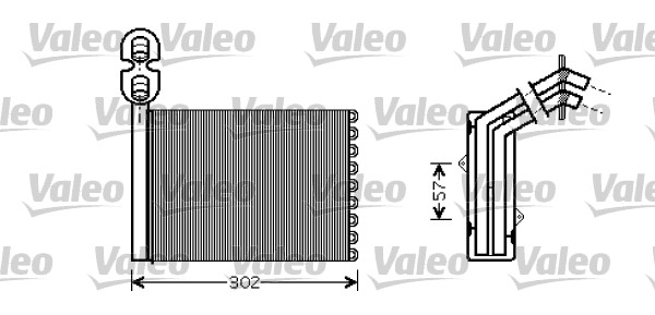 Schimbator caldura, incalzire habitaclu 812324 VALEO