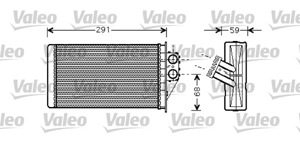 Schimbator caldura, incalzire habitaclu 812339 VALEO
