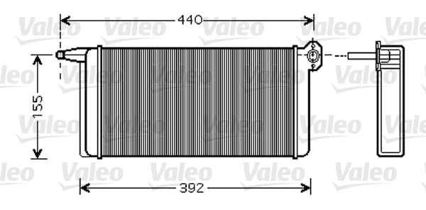 Schimbator caldura, incalzire habitaclu 812347 VALEO