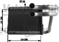 Schimbator caldura, incalzire habitaclu 812434 VALEO