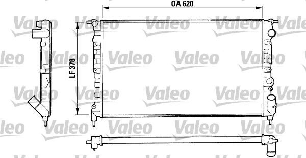 Radiator, racire motor 816552 VALEO