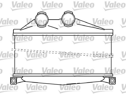 Intercooler, compresor 816915 VALEO