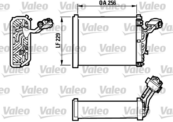 Evaporator, aer conditionat 817114 VALEO