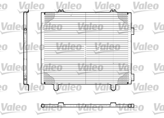 Condensator, climatizare 817379 VALEO