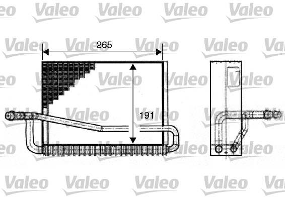 Evaporator, aer conditionat 817520 VALEO