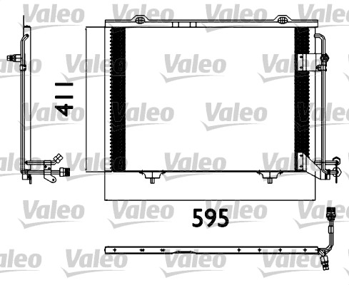 Condensator, climatizare 817562 VALEO