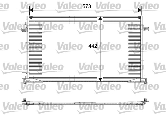 Condensator, climatizare 817644 VALEO