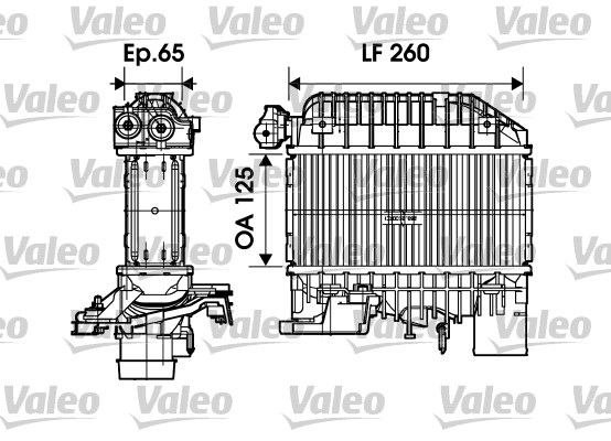 Intercooler, compresor 817698 VALEO