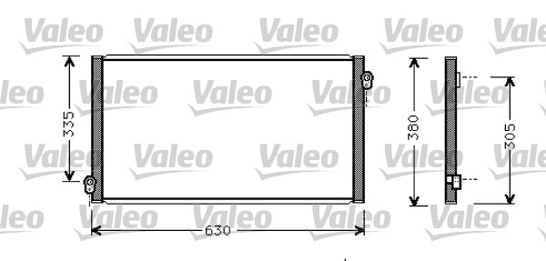 Condensator, climatizare 817783 VALEO