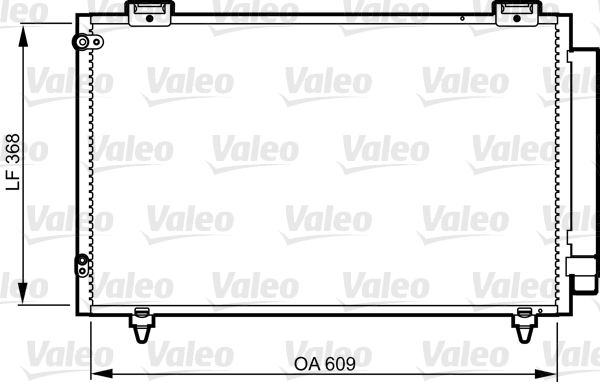 Condensator, climatizare 817805 VALEO