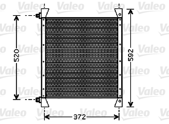 Condensator, climatizare 818039 VALEO