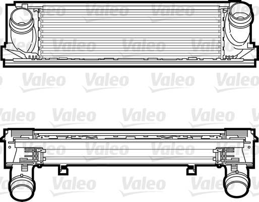 Intercooler, compresor 818259 VALEO