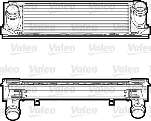 Intercooler, compresor 818263 VALEO