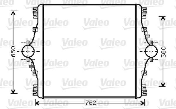 Intercooler, compresor 818751 VALEO