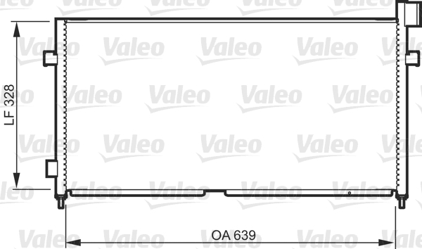 Condensator, climatizare 818984 VALEO