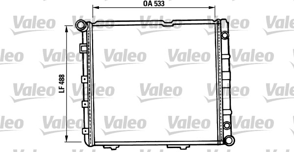 Radiator, racire motor 819387 VALEO