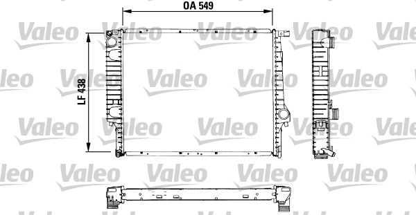 Radiator, racire motor 819422 VALEO