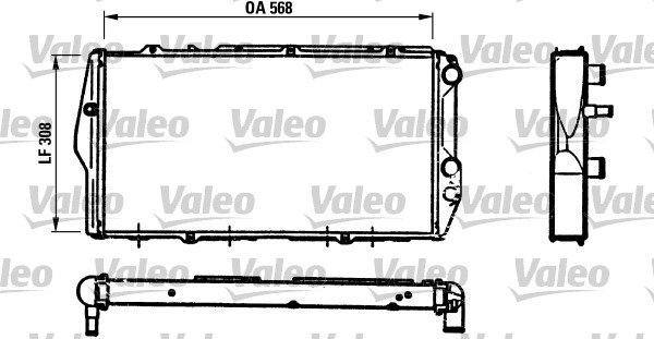 Radiator, racire motor 819426 VALEO