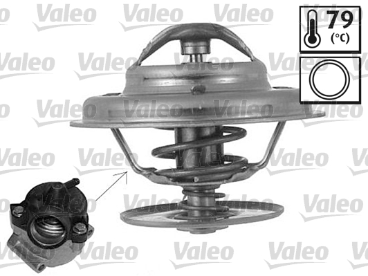 Termostat,lichid racire 819872 VALEO