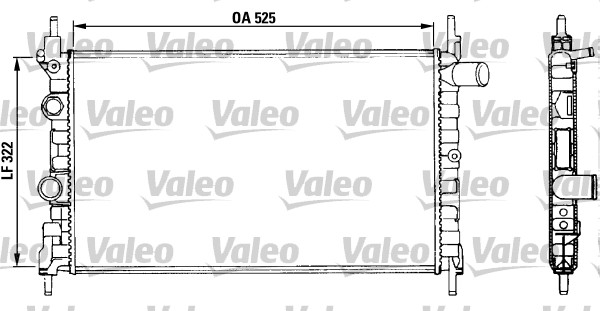 Radiator, racire motor 883880 VALEO