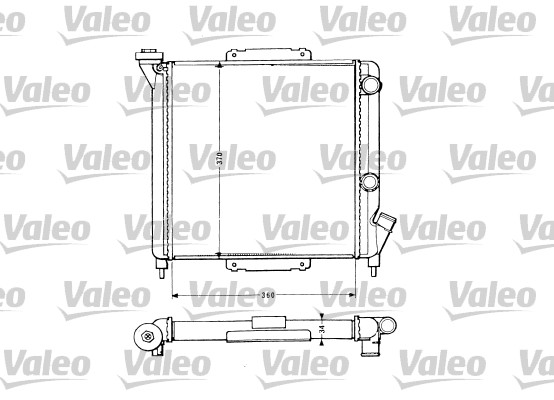 Radiator, racire motor 883959 VALEO